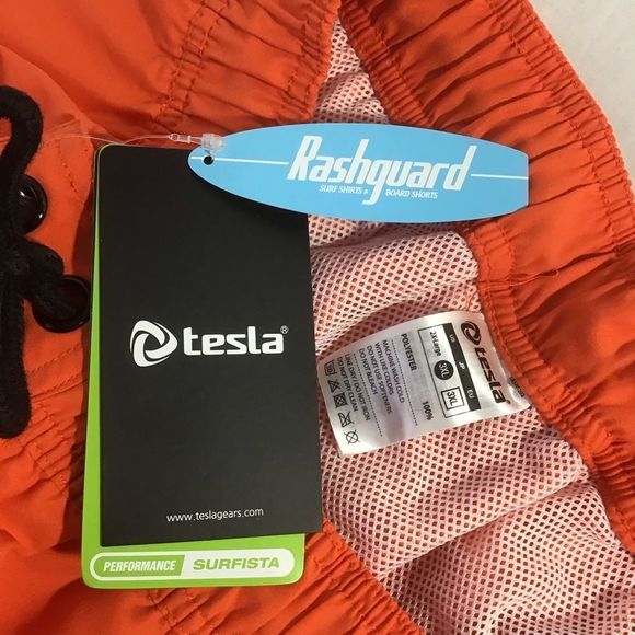 New TSLA  Swimtrunks Quick Dry Stretch Waist - Picture 3 of 7